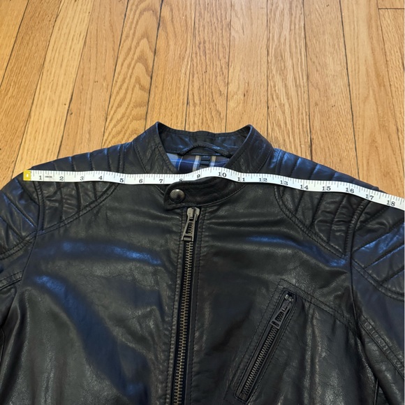 Belstaff Men's Signature Hand Waxed Sandway Leather Jacket Black EU 48 US 38 - Picture 8 of 17